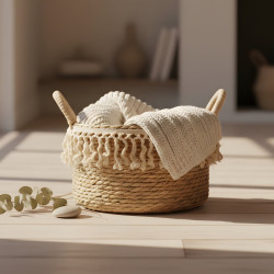 Straw Basket Large